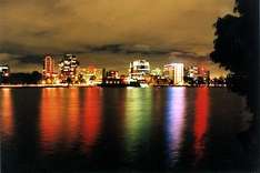 Melbourne at night