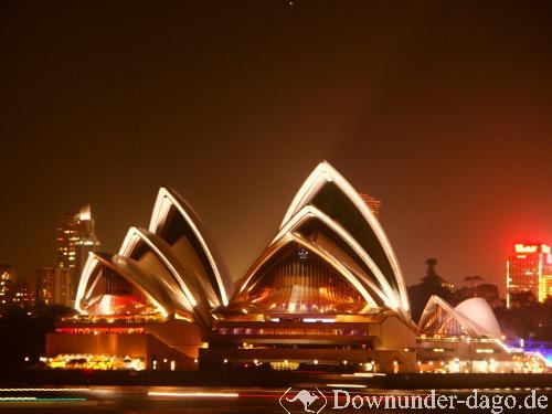 Sydney Opera at night